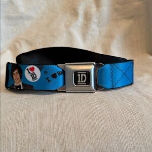 One Direction Blue and Black Seat Belt by Buckle-Down Featuring Harry Styles